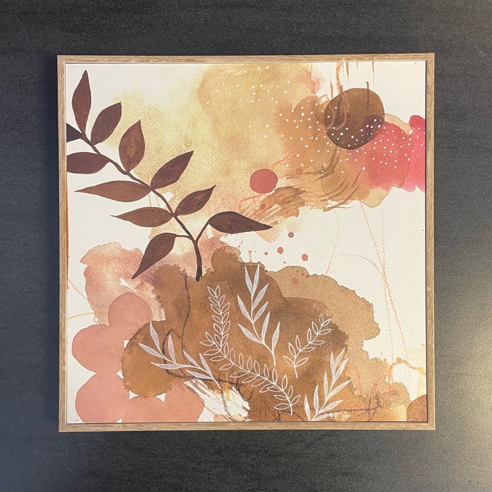 Laura Horn “Nature Bliss III” Art Print | Abstract Botanical Wall Art | NWOT